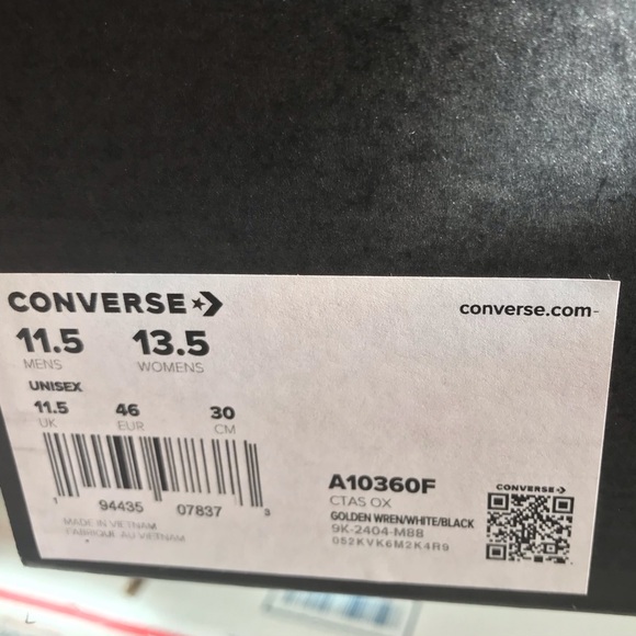 Converse Chuck Taylor All Star Low 'Sketch - Golden Wren'  A10360F - Picture 10 of 13